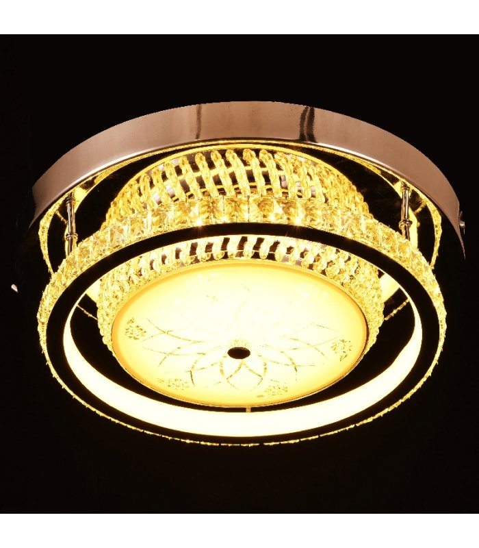 Lustra LED 60W Crystal Gold Sun